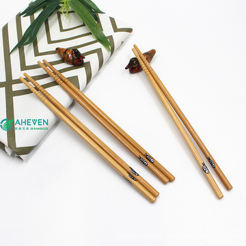 Anhui EVEN Eco Friendly Carbonated Bamboo Reusable Chopsticks With Custom Custom Logo Printed